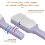 Revolutionary Self-Cleaning Hairbrush for Women - Effortless One-Key Cleaning & Scalp Massage Comb with Anti-Static Technology